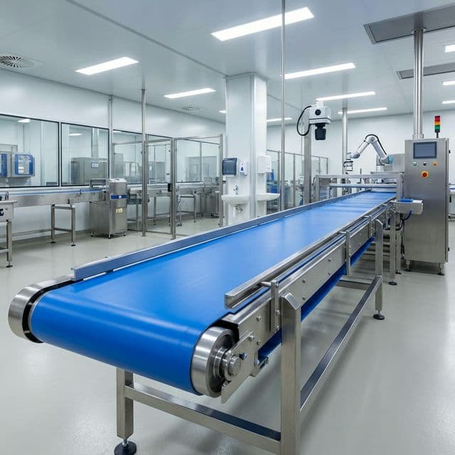 สายพาน PVC พียู โรงงานขนม