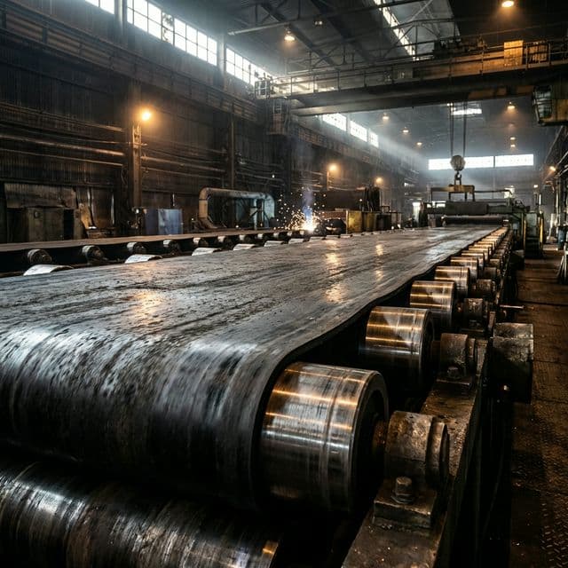 สายพานยางดำโรงงานมะพร้าว-อัมพวา